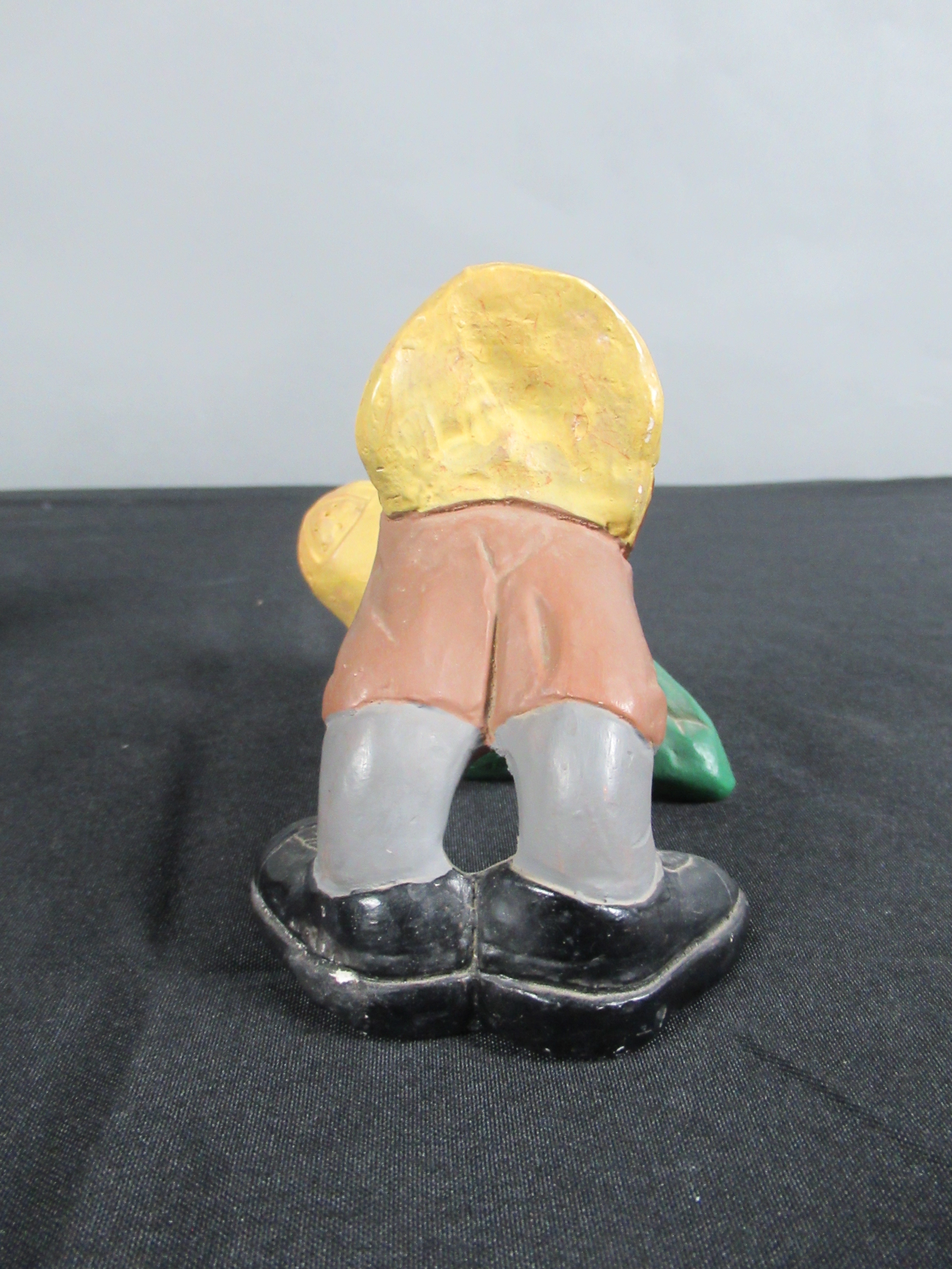 VINTAGE Football Figure Pair Set - L. L. Rittgers (c. 1940s) Collectible Sport Chalkware Statuettes